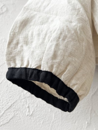 画像5: le ciel de demain／リネンパイピングブラウス・生成り