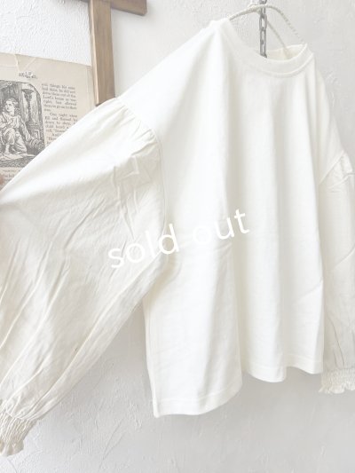 画像7: le ciel de demain／パフスリーブカットソー・オフ