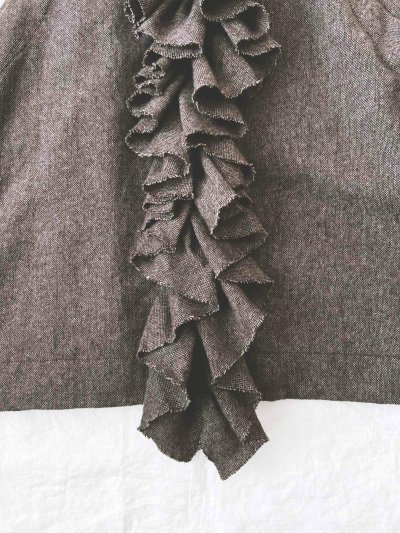 画像8: Reliure／FRILL VEST・moca tweed