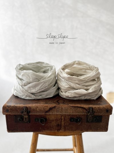 画像1: sleep slope/コットンローンのスヌード