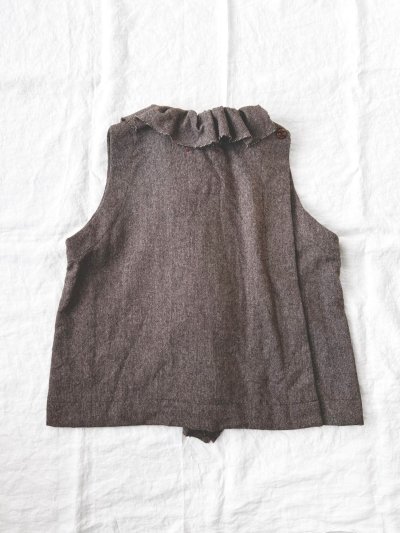 画像9: Reliure／FRILL VEST・moca tweed