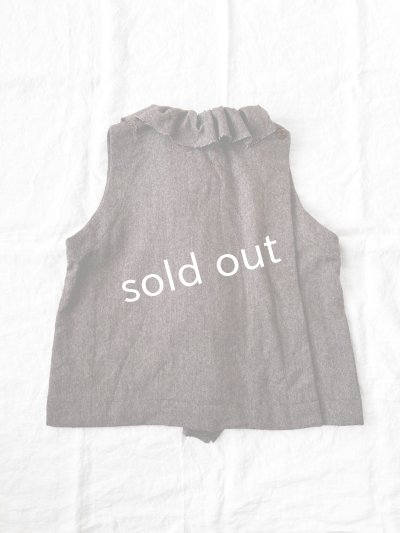 画像9: Reliure／FRILL VEST・moca tweed