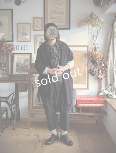 画像6: Reliure／FRILL VEST・charcoal tweed