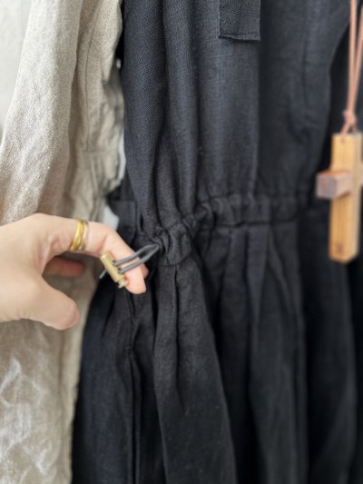 画像5: ubasoku/0020 2wayポケットジャンパースカート・黒