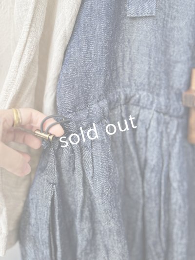 画像5: ubasoku/0021 2wayポケットジャンパースカート・インディゴ