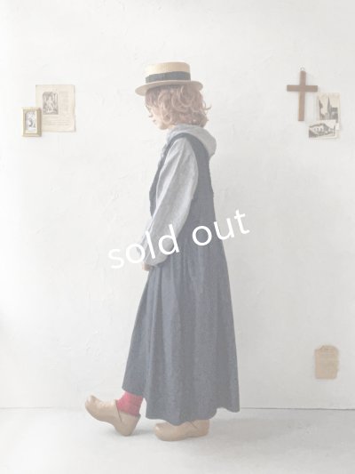 画像10: ubasoku/0031 2wayフリルジャンパースカート・黒