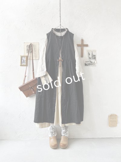 画像4: ubasoku/0114  ノースリーブワンピース・黒