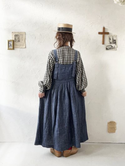 画像14: ubasoku/0020 2wayポケットジャンパースカート・黒