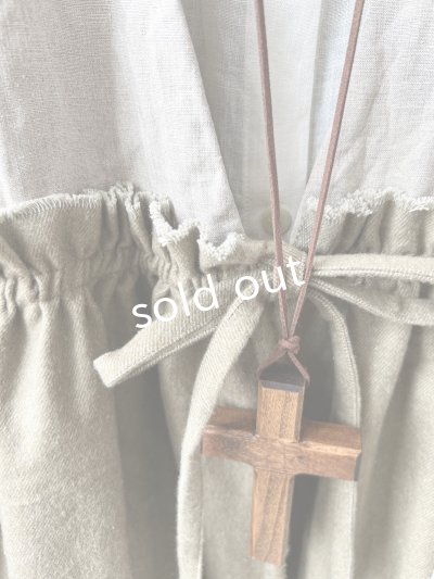 画像5: MARCHE' DE SOEUR／ベストワンピース・生成り×オリーブベージュ