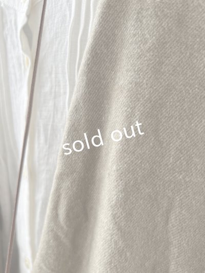 画像6: MARCHE' DE SOEUR／ベストワンピース・オリーブベージュ×生成り