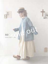 SO／ポケットデニムジャケット  ・ブルー