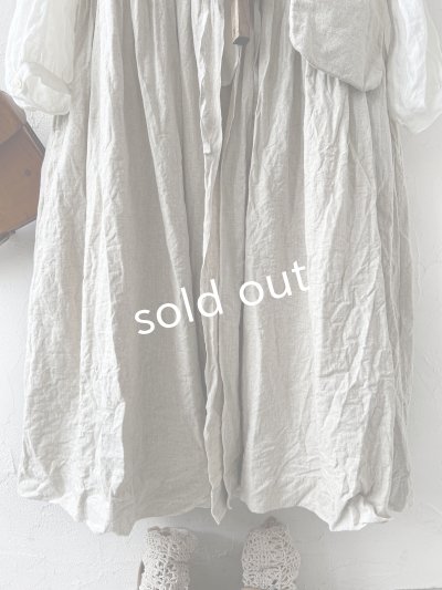 画像3: MARCHE' DE SOEUR／ベストワンピース・オリーブベージュ×生成り