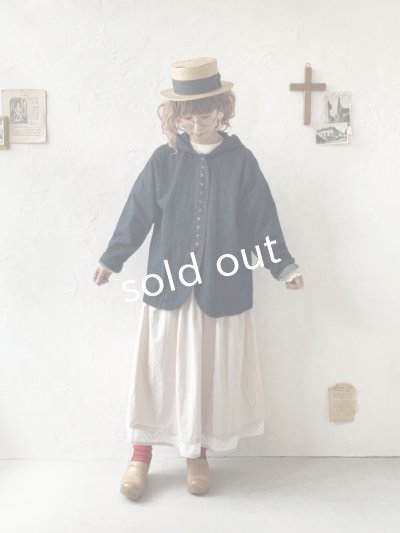 画像12: 08mab/デニムフードジャケット・インディゴ