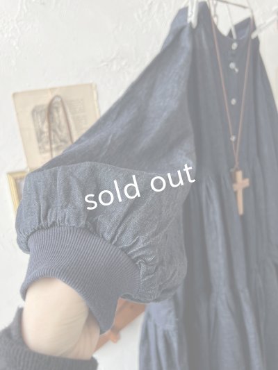 画像7: ubasoku/0039 デニムティアードワンピース・インディゴ