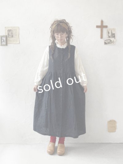 画像7: ubasoku/0114  ノースリーブワンピース・黒