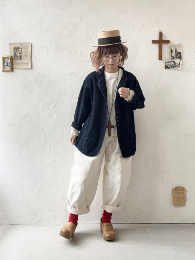 画像8: seasew.／505 ハンドワッシャーコクーンパンツ・キナリ