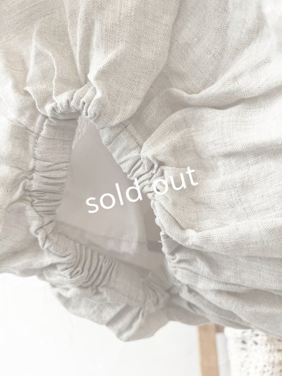 画像5: ubasoku/0053 ウエストリブボリュームパンツ・ナチュラル