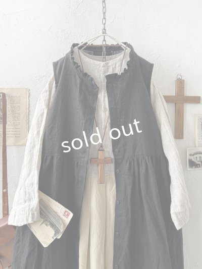 画像2: ubasoku/0114  ノースリーブワンピース・黒