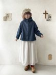 画像14: ubasoku/0152 フードデニムジャケット・インディゴ (14)