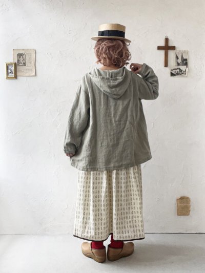 画像13: 08mab/リネンフードプルオーバー・ベージュ