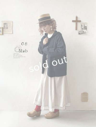 画像2: 08mab/デニムフードジャケット・インディゴ