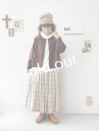 【SALE】SO／マチポケットショートジャケット・チョコブラウン