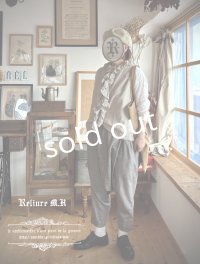 Reliure／FRILL VEST・kinari linen