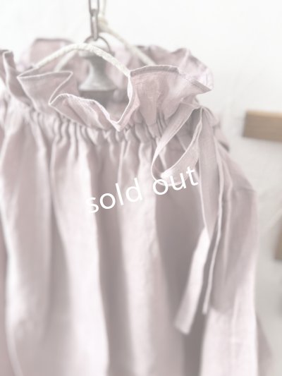 画像3: nous rendent heureux／りぼんフリル襟ブラウス・モーヴピンク