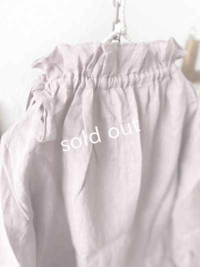 画像7: nous rendent heureux／りぼんフリル襟ブラウス・モーヴピンク