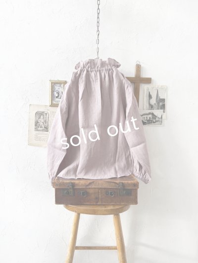 画像6: nous rendent heureux／りぼんフリル襟ブラウス・モーヴピンク