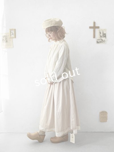 画像12: nous rendent heureux／タックネックブラウス・エクリュ