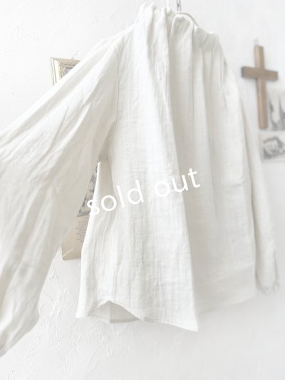 画像7: nous rendent heureux／タックネックブラウス・エクリュ