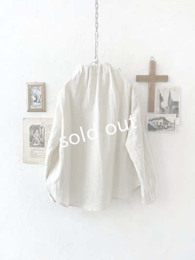 画像9: nous rendent heureux／タックネックブラウス・エクリュ