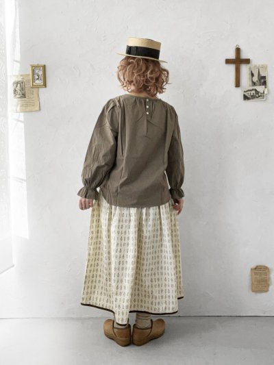 画像12: nous rendent heureux／シャーリングパフ袖ブラウス・オフ