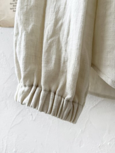 画像5: nous rendent heureux／タックネックブラウス・エクリュ