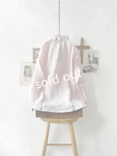 画像8: nous rendent heureux／フリル襟ピンタックブラウス・ペールピンク