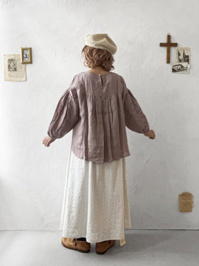 画像9: nous rendent heureux／バルーン袖ブラウス・モーヴピンク