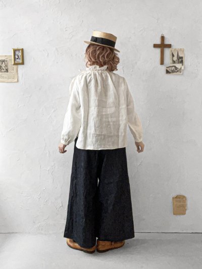 画像12: nous rendent heureux／りぼんフリル襟ブラウス・オフ