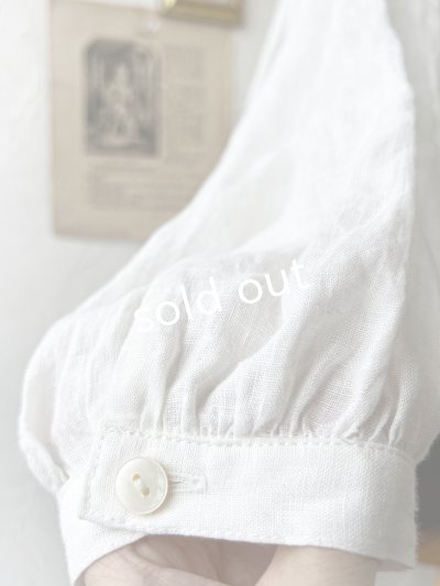 画像6: nous rendent heureux／フリル襟ピンタックブラウス・オフ