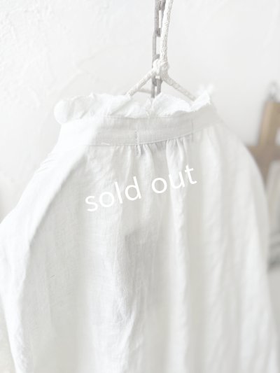 画像9: nous rendent heureux／フリル襟ピンタックブラウス・オフ