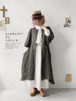 画像15: MARCHE' DE SOEUR／ホイップガーゼワンピース・チャコール (15)