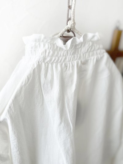 画像8: nous rendent heureux／シャーリング襟ブラウス・オフ