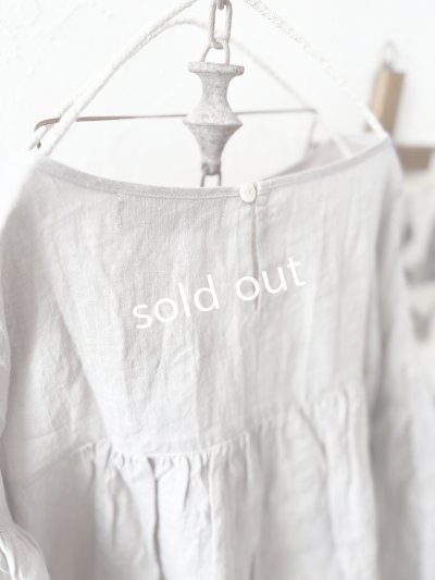 画像6: nous rendent heureux／バルーン袖ブラウス・ライトグレー