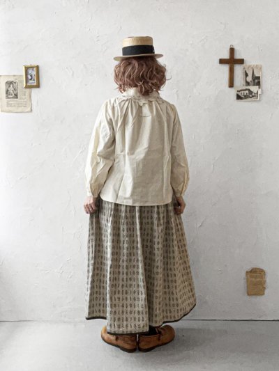 画像10: nous rendent heureux／バテンレース襟ブラウス・ライトベージュ