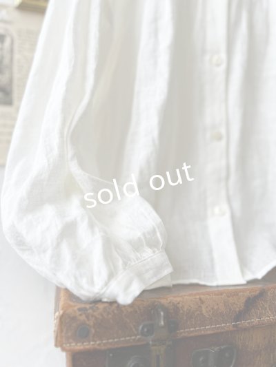 画像5: nous rendent heureux／フリル襟ピンタックブラウス・オフ