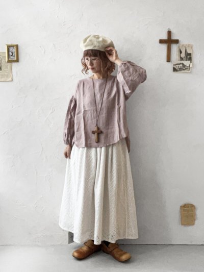 画像7: nous rendent heureux／バルーン袖ブラウス・モーヴピンク