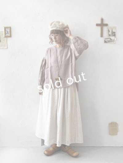 画像8: nous rendent heureux／バルーン袖ブラウス・ライトグレー