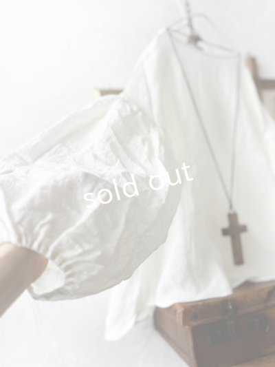 画像13: nous rendent heureux／バルーン袖ブラウス・ライトグレー