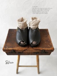 Diu／オープントゥサンダル・ブラック［M］