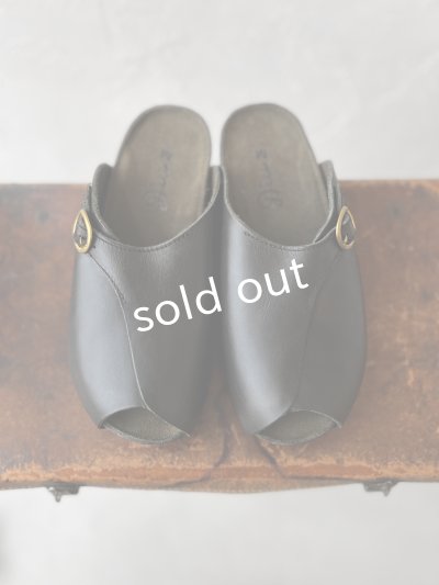 画像6: Diu／オープントゥサンダル・ブラック［M］